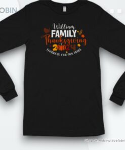 Personalized Family Thanksgiving 2024 Fall Season Shirt