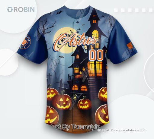 Personalized Houston Astros Halloween 2024 Baseball Jersey Shirt Style