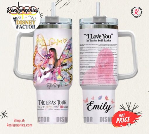 Personalized Taylor Swift 40oz Stanley Tumbler, Taylor Swift Concert