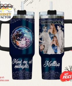 Personalized Taylor Swift 40oz Stanley Tumbler, Taylor Swift Midnights