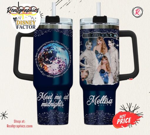 Personalized Taylor Swift 40oz Stanley Tumbler, Taylor Swift Midnights