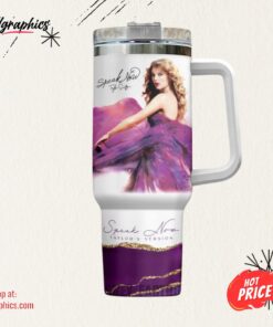 Personalized Taylor Swift 40oz Stanley Tumbler, Taylor Swift Speak Now
