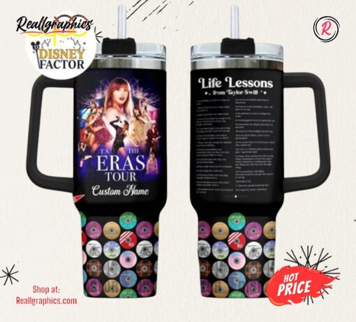 Personalized Taylor Swift 40oz Stanley Tumbler, The Eras Tour
