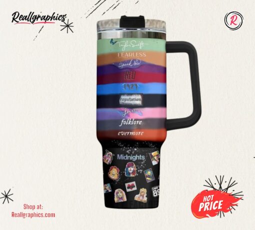 Personalized Taylor Swift 40oz Stanley Tumbler, The Eras Tours