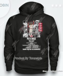 Pete Rose The Hit King 1941 2024 Thank You For The Memories T Shirt