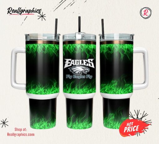 Philadelphia Eagle 40oz Tumbler NFL Tumbler Wrap