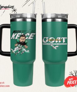 Philadelphia Eagles Goat Jason Kelce Stanley Tumbler 40oz