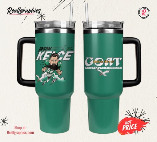 Philadelphia Eagles Goat Jason Kelce Stanley Tumbler 40oz