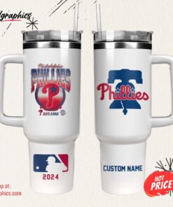 Philadelphia Phillies Est 1883 Philadelphia Phillies Baseball 2024 Tumbler 40 OZ