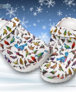 Pigeons Of The World 3D Printed Crocs Clogs Shoes