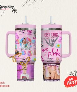 Pink Summer Carnival 2024 Custom Stanley Cup 40 OZ Tumbler With Handle