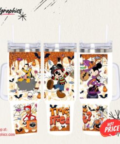 Pirate Night Disney Cruise Cup 40oz Disney World Stanley Cups Dupe With Handle Mickey Mouse And Friends Halloween