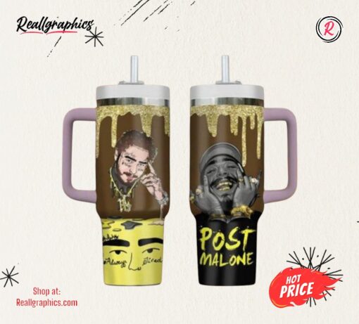 Post Malone Always Tired Stanley Tumbler 40 OZ
