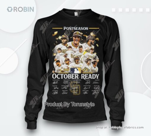 Postseason 2024 October Ready San Diego Padres T Shirt