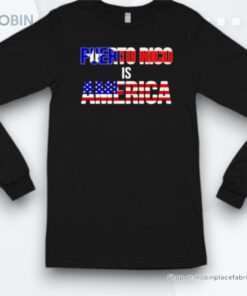 Puerto Rico Is America Flag Shirt