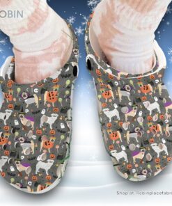 Pug Dog Halloween 3D Printed Crocs Clogs Shoes
