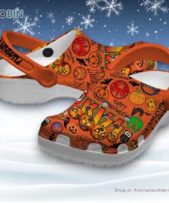 Pumpkin Kiss Happy Halloween Unisex Classic Crocs