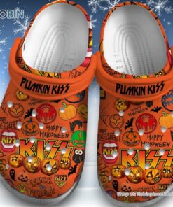 Pumpkin Kiss Happy Halloween Unisex Classic Crocs Pumpkin Kiss Happy Halloween Unisex Classic Crocs