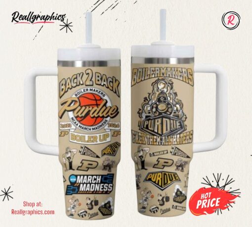 Purdue Boiler Makers Ncaa March Madness 2024 Fxck Them All Haters Stanley Tumbler