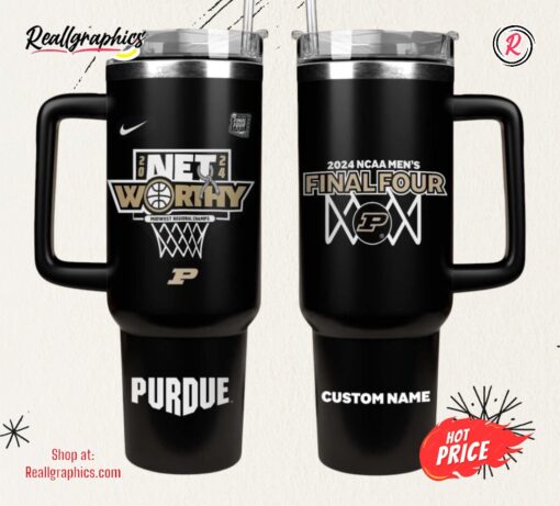Purdue Boilermakers 2024 Ncaa Men’s Basketball Tournament March Madness Final Four Tumbler 40 Oz