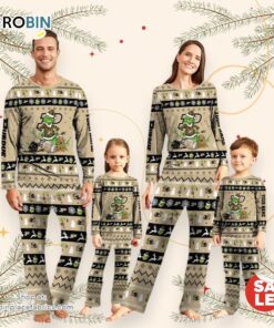 Purdue Boilermakers NCAA Custom Name Grinch Christmas And Sport Team Pajama Set