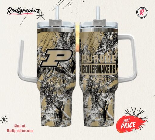 Purdue Boilermakers Realtree Hunting 40oz Tumbler