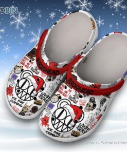 Radio Head Ice Age Coming Merry Christmas Classic Crocs