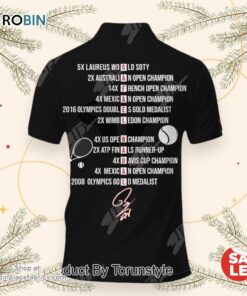 Rafael Nadal 2001 2024 Champion Forever Gracias, Rafa Polo Shirt   Black Rafael Nadal 2001 2024 Champion Forever Gracias, Rafa Polo Shirt   Black