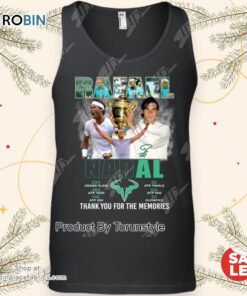 Rafael Nadal Legends Thank You For The Memories T Shirt