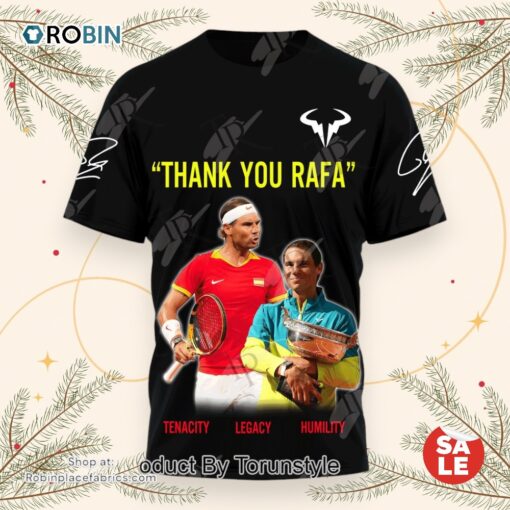 Rafael Nadal Thank You Rafa T Shirt