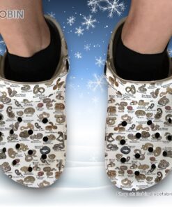 Rattlesnakes of the United States 3D Printed Crocs Clogs Shoes