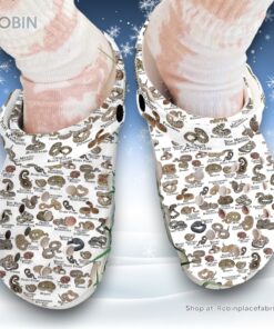 Rattlesnakes of the United States 3D Printed Crocs Clogs Shoes