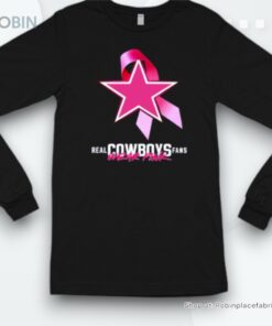 Real Cowboys Fan Wear Pink Shirt