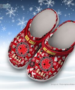Red Chili Hot Pappers Merry Christmas Unisex Classic Crocs