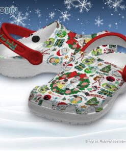 Rick And Mosty Merry Christmas Unisex Classic Crocs