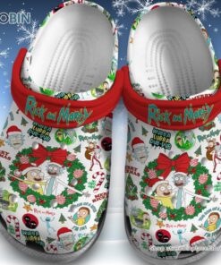 Rick And Mosty Merry Christmas Unisex Classic Crocs