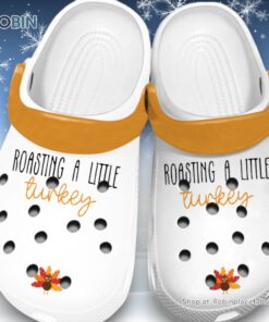Roasting A Little Turkey 3D Printed Crocs Shoes