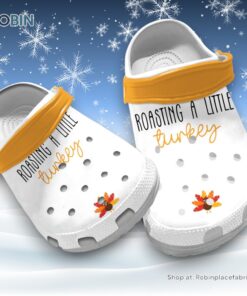 Roasting A Little Turkey 3D Printed Crocs Shoes