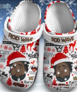 Rod Wave Merry Christmas Classic Crocs