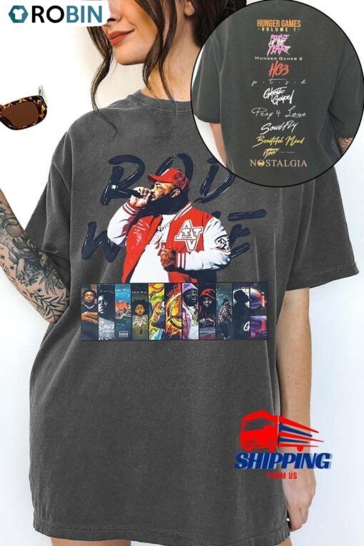 Rod Wave Concert T Shirt, Last Lap Tour Shirt