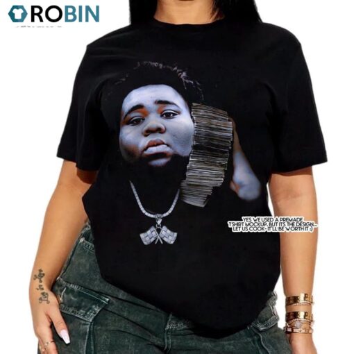 Rod Wave Face T Shirt, Artist Music Fan Gift, Tee