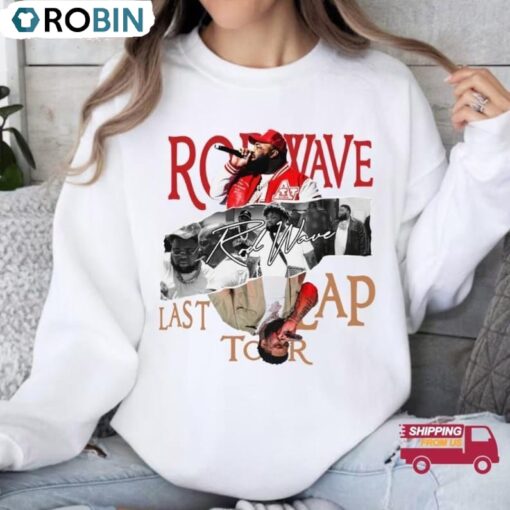 Rod Wave Last Lap Tour Sweatshirt, Long Sleeve Cotton, Hoodie