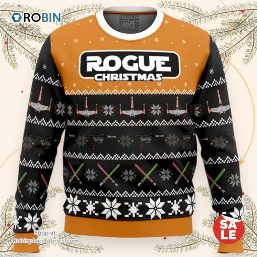 Rogue Christmas Star Wars Ugly Christmas Sweater, Star Wars Ugly Sweatshirt