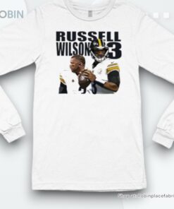 Russell Wilson 3 Pittsburgh Steelers Football Player Team Shirt