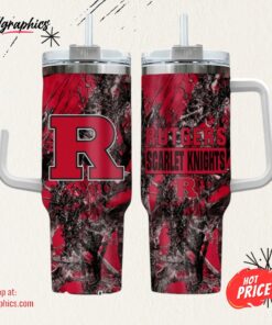 Rutgers Scarlet Knights Realtree Hunting 40oz Tumbler Rutgers Scarlet Knights Realtree Hunting 40oz Tumbler