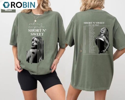 S.brina Ca1penter Short N Sweet Tour Shirt Unisex Shirt