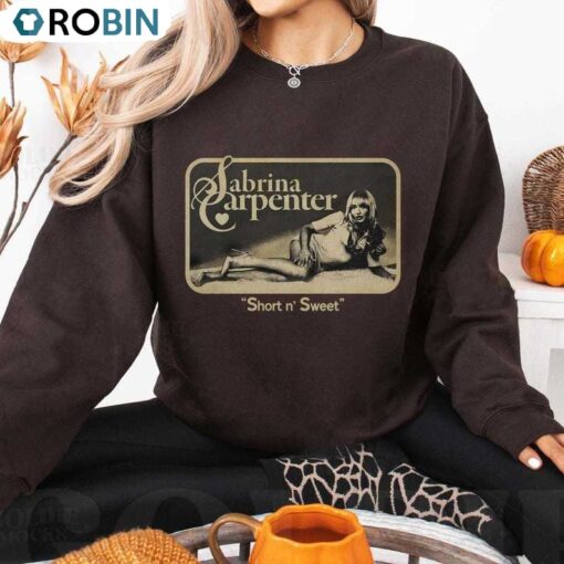 S.brina Ca1penter Short N Sweet Tour Sweatshirt, Long Sleeve Cotton, Hoodie