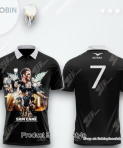 Sam Cane 100 Test Matches September 28 2024 Sky Stadium Polo Shirt