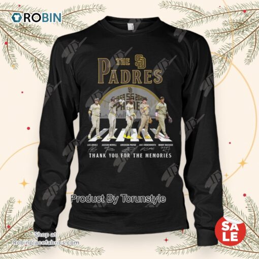 San Diego Padres 55 Years 1969 2024 Thank You For The Memories T Shirt