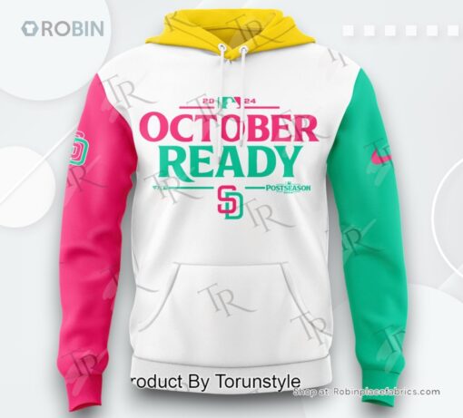 San Diego Padres October Ready Postseason 2024 AOP Clothing (Hoodie, Sweatshirt, T Shirt)
